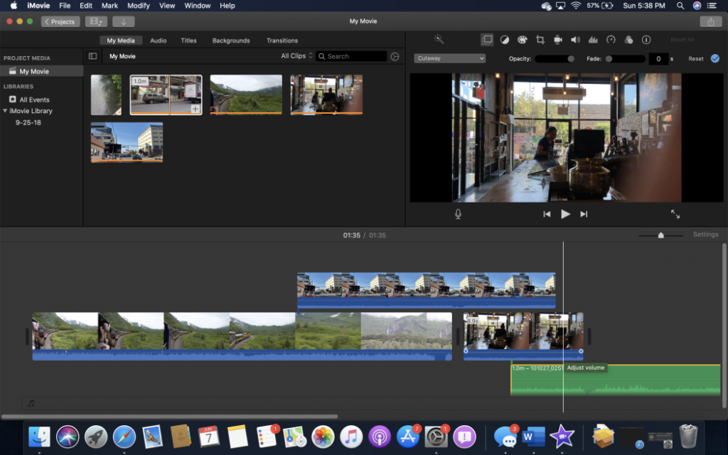 iMovie - Video Editing